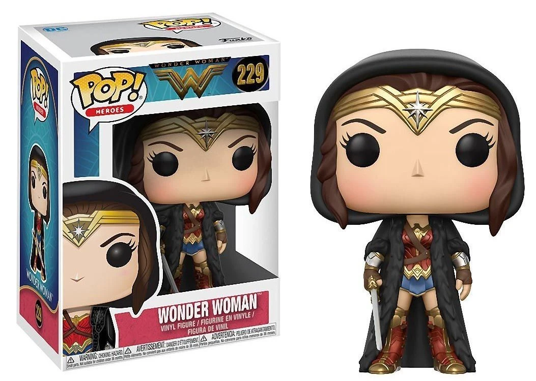FUNKO POP! - Wonder Woman - Wonder Woman (Cloak) Figur 3 FUNKO POP! - Wonder Woman - Wonder Woman (Cloak) Figur