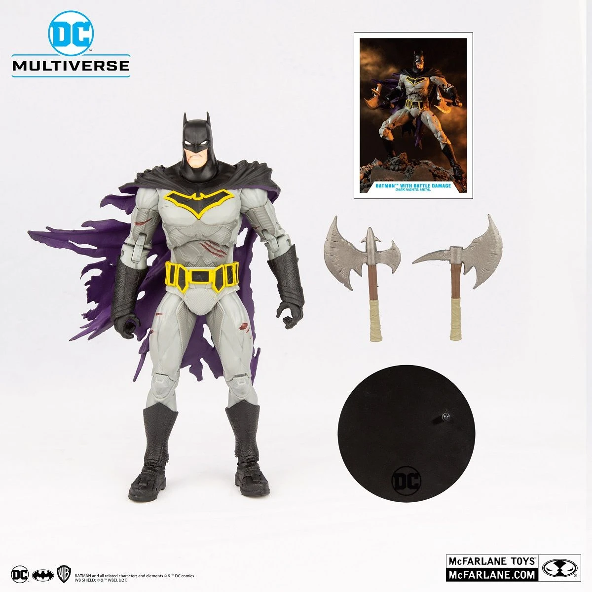 DC Multiverse - Batman With Battle Damage Actionfigur 3 DC Multiverse - Batman With Battle Damage Actionfigur