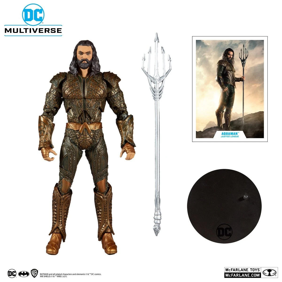 DC Justice League Movie - Aquaman - Actionfigur 4 DC Justice League Movie - Aquaman - Actionfigur - Image 2
