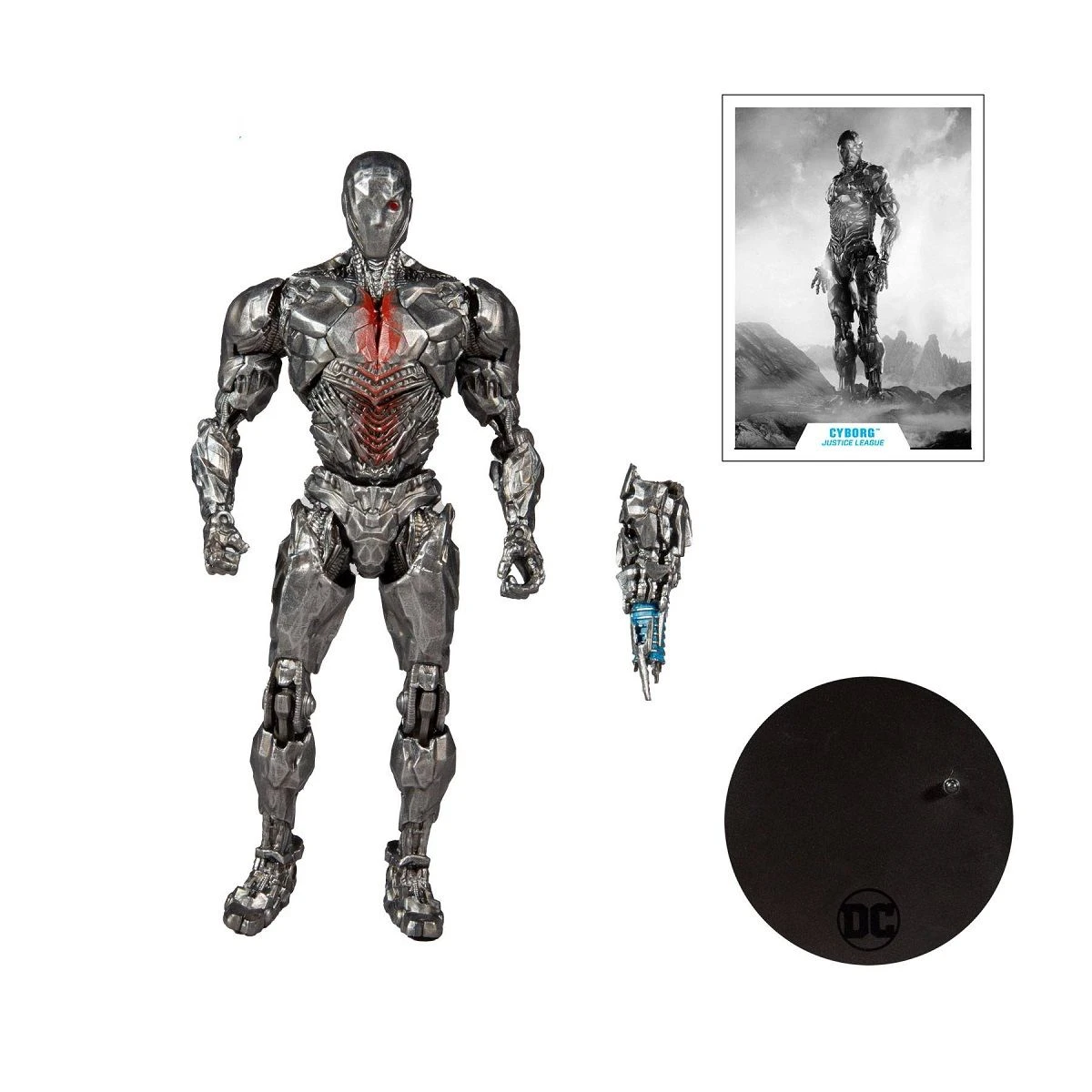 DC Justice League Movie - Cyborg (Helmet) - Actionfigur 4 DC Justice League Movie - Cyborg (Helmet) - Actionfigur - Image 2