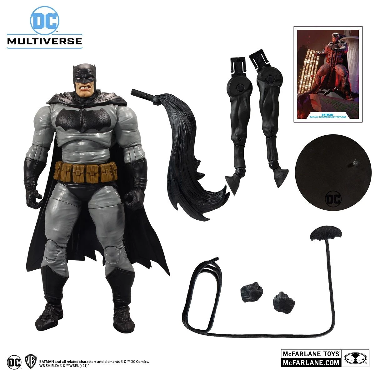 DC Multiverse - Batman (The Dark Knight Returns) Actionfigur 3 DC Multiverse - Batman (The Dark Knight Returns) Actionfigur