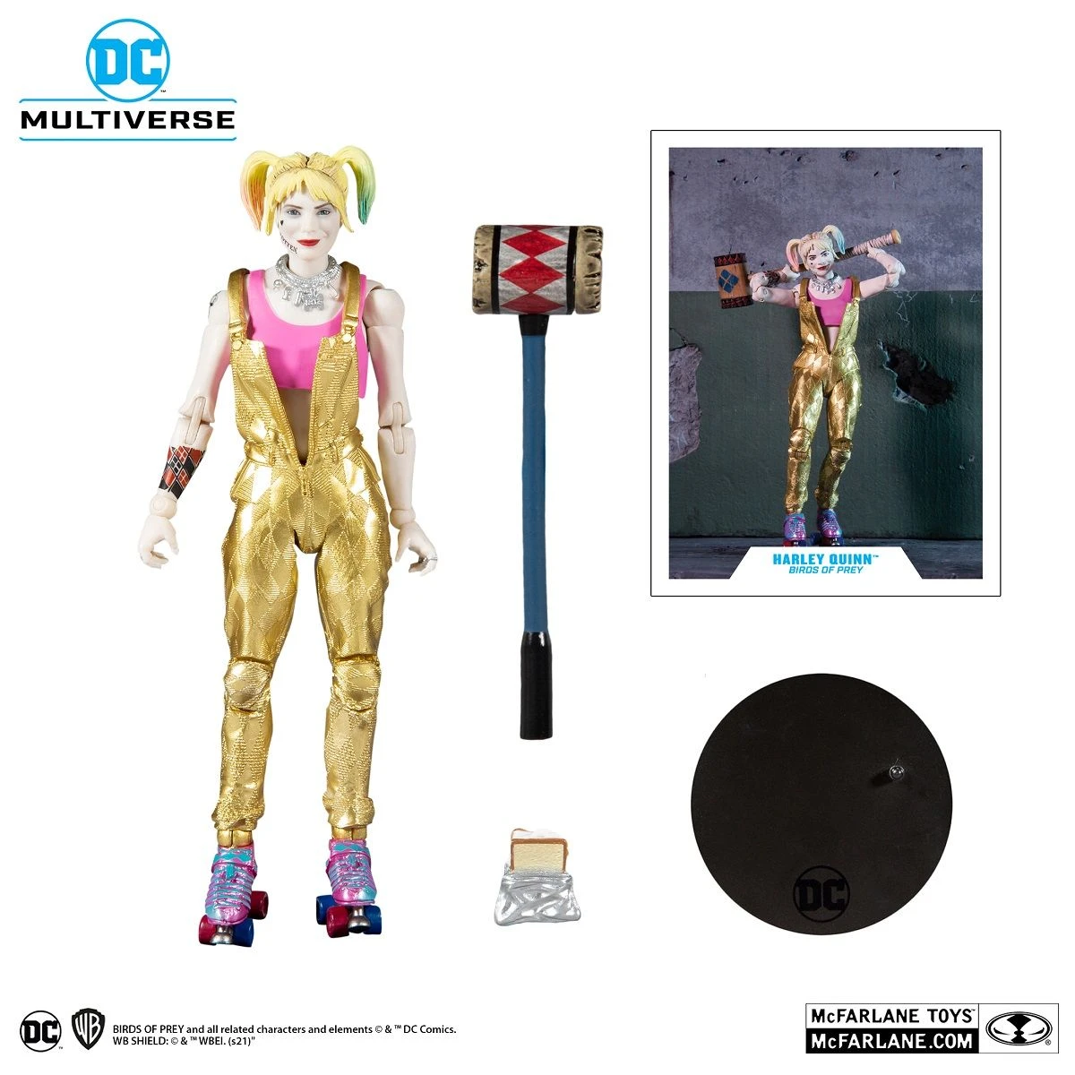 DC Multiverse - Harley Quinn - Birds Of Prey - Actionfigur 3 DC Multiverse - Harley Quinn - Birds Of Prey - Actionfigur