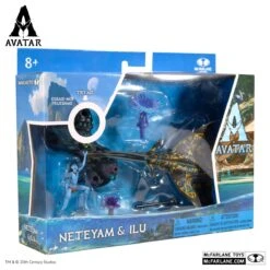 Avatar: The Way Of Water - Deluxe Neteyam & Ilu -Figurenwelt Geschaft 16382 10 logos 1