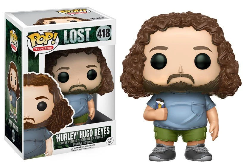 FUNKO POP! - Lost - Hurley Hugo Reyes Figur 3 FUNKO POP! - Lost - Hurley Hugo Reyes Figur