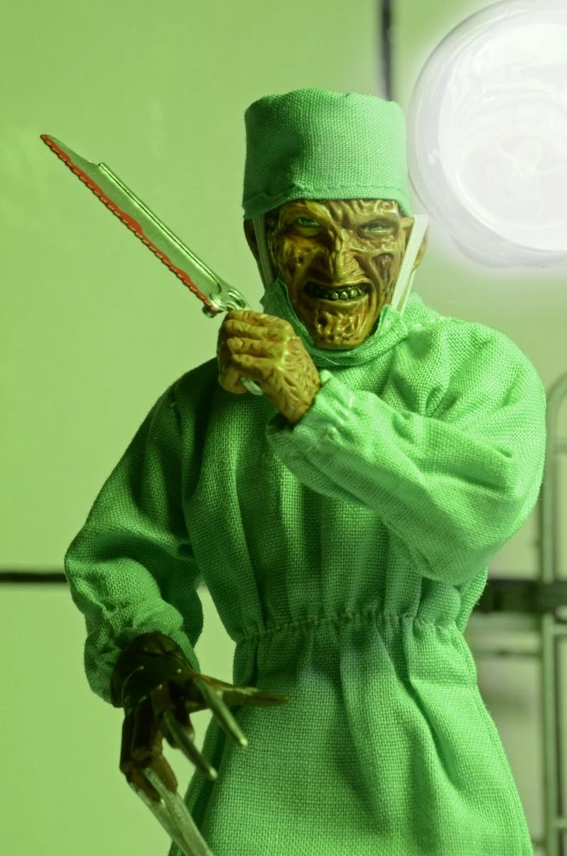 NECA Nightmare On Elm Street Part 4 - Freddy Surgeon Retro Doll Figur 7 NECA Nightmare On Elm Street Part 4 - Freddy Surgeon Retro Doll Figur - Image 5