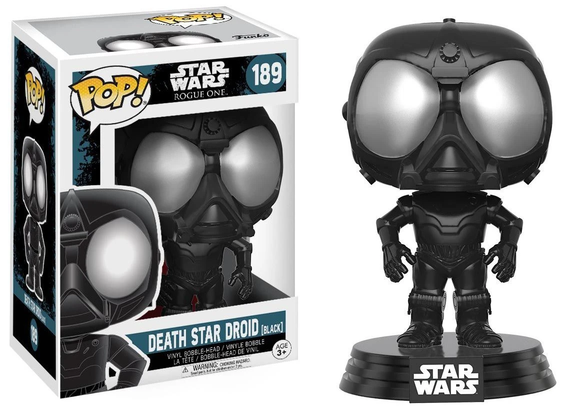 FUNKO POP! - Star Wars Rogue One - Death Star Droid (black) Figur 3 FUNKO POP! - Star Wars Rogue One - Death Star Droid (black) Figur