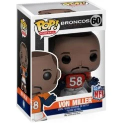 FUNKO POP! - Von Miller Figur - NFL Denver Broncos (Home) -Figurenwelt Geschaft 60 funko pop figure nfl von miller box
