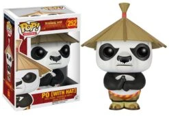 FUNKO POP! - Kung Fu Panda - Po Mit Hut/with Hat Figur