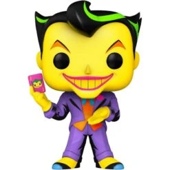 FUNKO POP! - The Joker Figur - Batman Animated - Black Light Glow -Figurenwelt Geschaft 7094759 large default