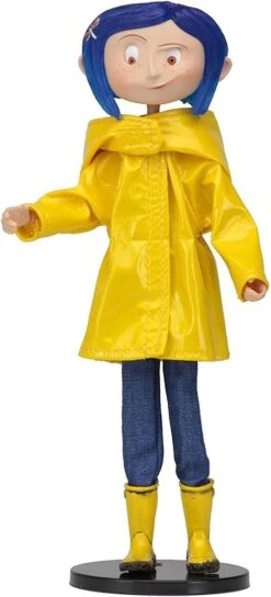 NECA Coraline In Rain Coat Puppe - Bendy Fashion Doll