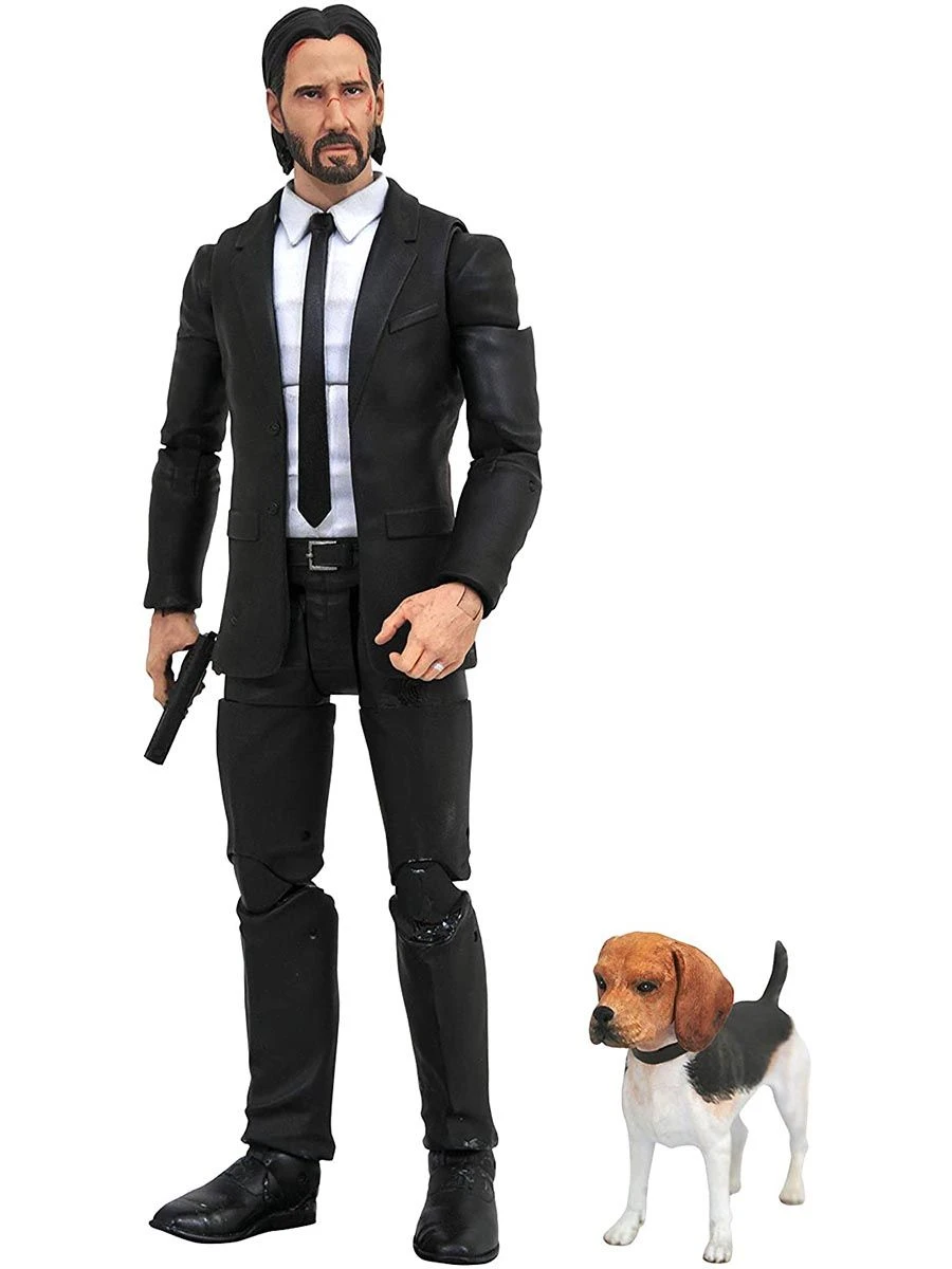 Diamond Select John Wick Select - John Wick With Dog 3 Diamond Select John Wick Select - John Wick With Dog