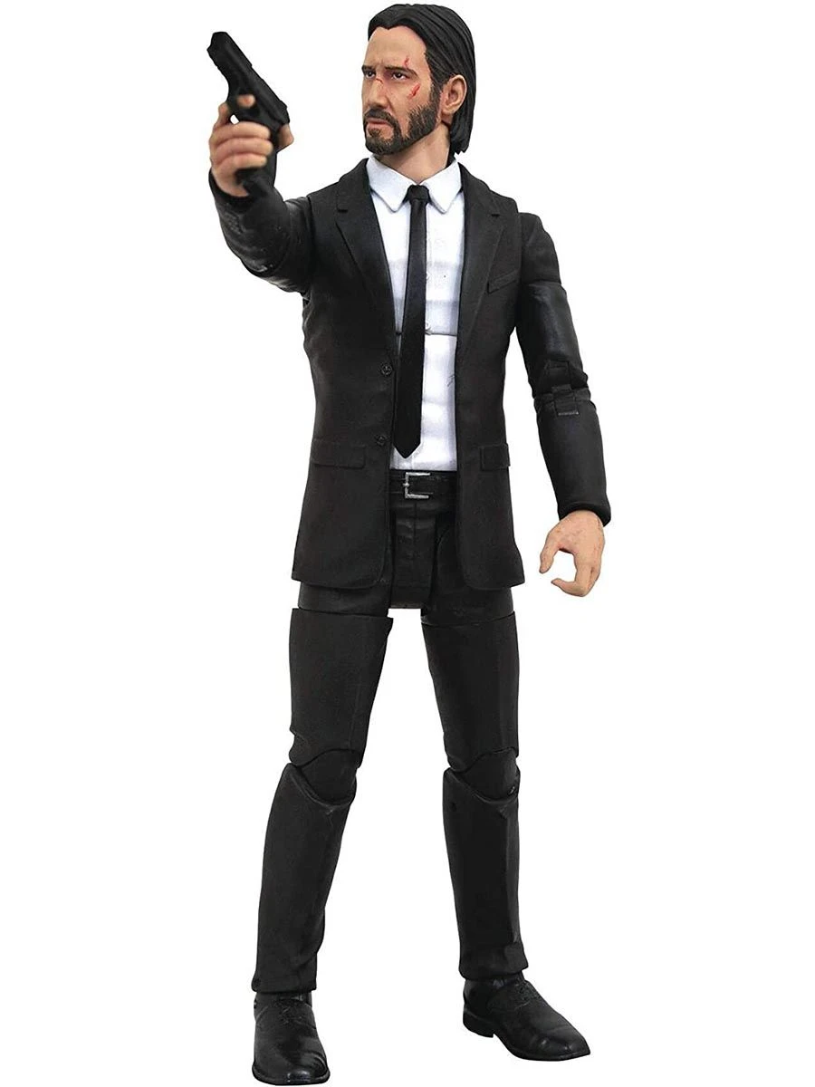 Diamond Select John Wick Select - John Wick With Dog 4 Diamond Select John Wick Select - John Wick With Dog - Image 2