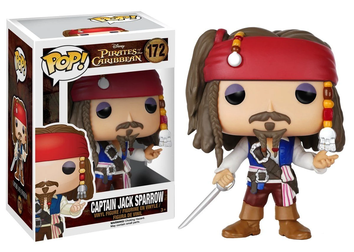 FUNKO POP! - Pirates Of The Caribbean - Captain Jack Sparrow Figur 3 FUNKO POP! - Pirates Of The Caribbean - Captain Jack Sparrow Figur