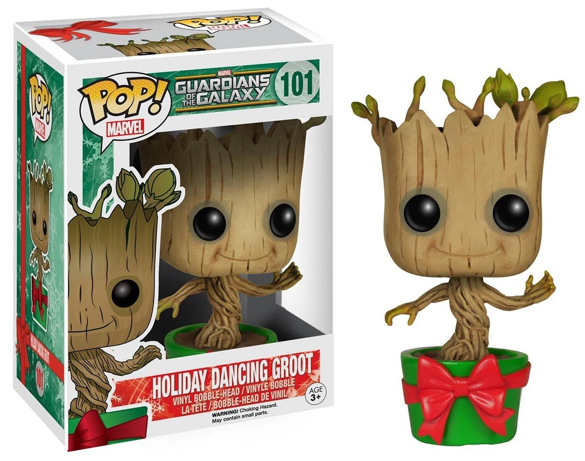 FUNKO POP! - Guardians O.t. Galaxy - Holiday Dancing Groot Figur 3 FUNKO POP! - Guardians O.t. Galaxy - Holiday Dancing Groot Figur