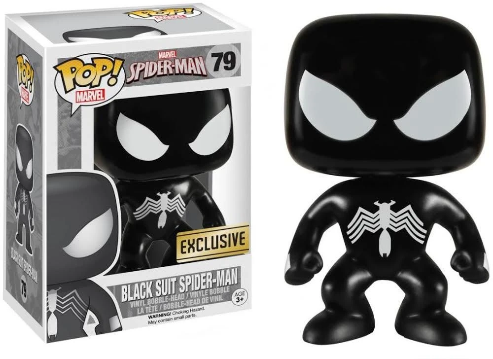 FUNKO POP! - Marvel Spider-Man - Black Suit Spider-Man Figur 3 FUNKO POP! - Marvel Spider-Man - Black Suit Spider-Man Figur