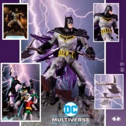 DC Multiverse - Batman With Battle Damage Actionfigur 23 DC Multiverse - Batman With Battle Damage Actionfigur -Figurenwelt Geschaft batman battle damage stylized collage