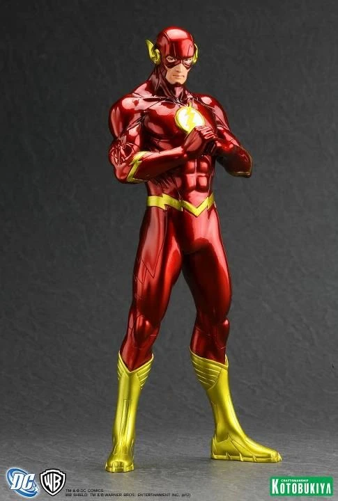 Kotobukiya Justice League The Flash New 52 ArtFX Statue 3 Kotobukiya Justice League The Flash New 52 ArtFX Statue