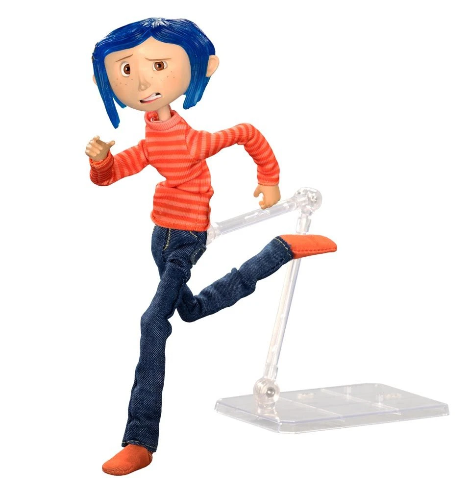NECA Coraline Articulated Figur - Coraline In Striped Shirt And Jeans 4 NECA Coraline Articulated Figur - Coraline In Striped Shirt And Jeans - Image 2