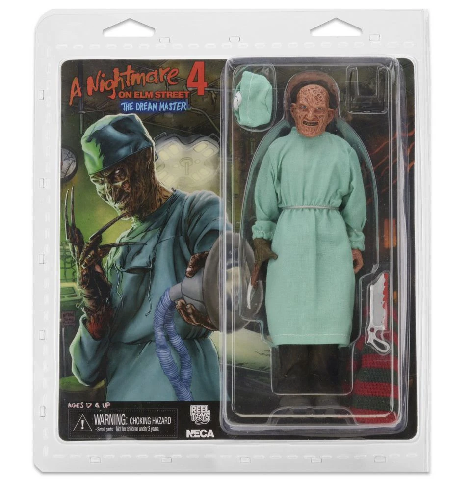 NECA Nightmare On Elm Street Part 4 - Freddy Surgeon Retro Doll Figur 4 NECA Nightmare On Elm Street Part 4 - Freddy Surgeon Retro Doll Figur - Image 2
