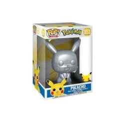 FUNKO POP! - Pokémon - Pikachu Metallic Figur 25cm -Figurenwelt Geschaft figurine funko pop jumbo pokemon pikachu dd
