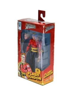 NECA The Original Superheroes S1 - Flash Gordon Actionfigur -Figurenwelt Geschaft flash pkg1 scaled 1