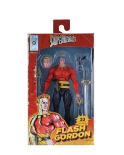 NECA The Original Superheroes S1 - Flash Gordon Actionfigur -Figurenwelt Geschaft flash pkg3 scaled 1