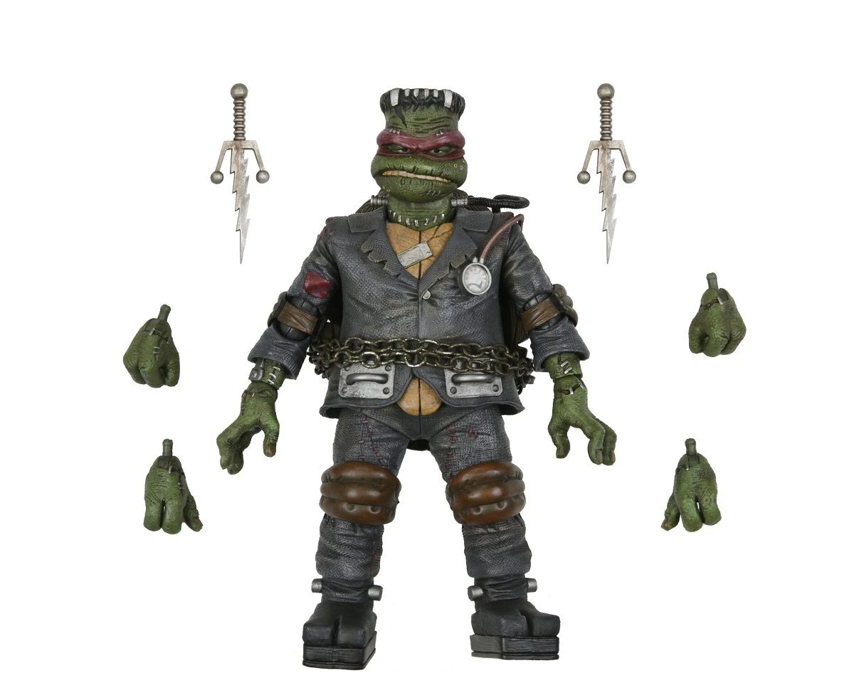 NECA Universal Monsters X TMNT - Ultimate Raphael Als Frankensteins Monster Figur 3 NECA Universal Monsters X TMNT - Ultimate Raphael Als Frankensteins Monster Figur