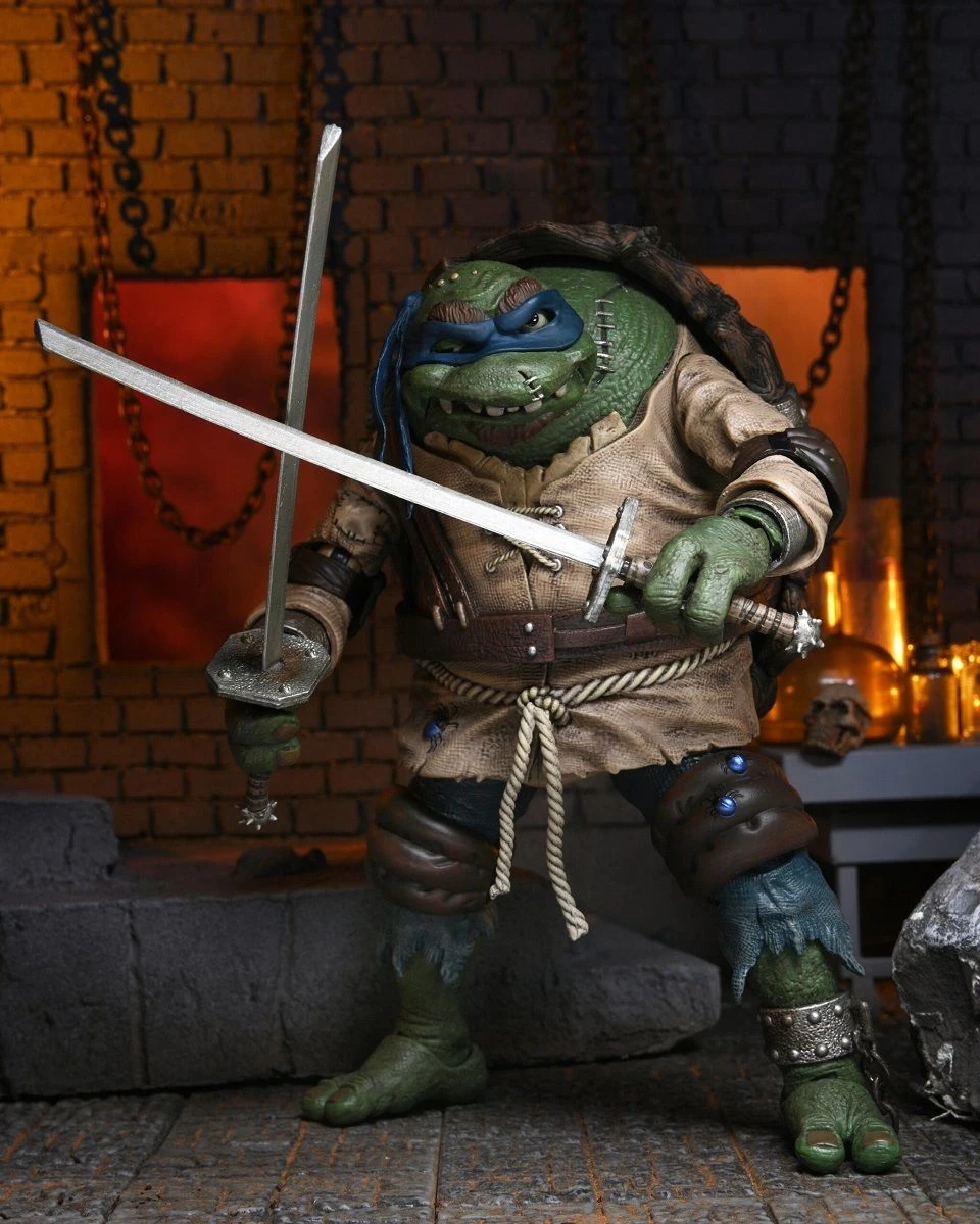 NECA Universal Monsters X TMNT - Ultimate Leonardo Als The Hunchback Figur 14 NECA Universal Monsters X TMNT - Ultimate Leonardo Als The Hunchback Figur - Image 12