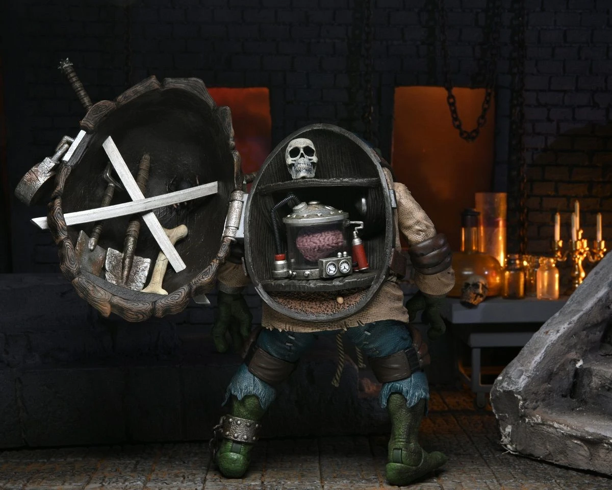 NECA Universal Monsters X TMNT - Ultimate Leonardo Als The Hunchback Figur 5 NECA Universal Monsters X TMNT - Ultimate Leonardo Als The Hunchback Figur - Image 3