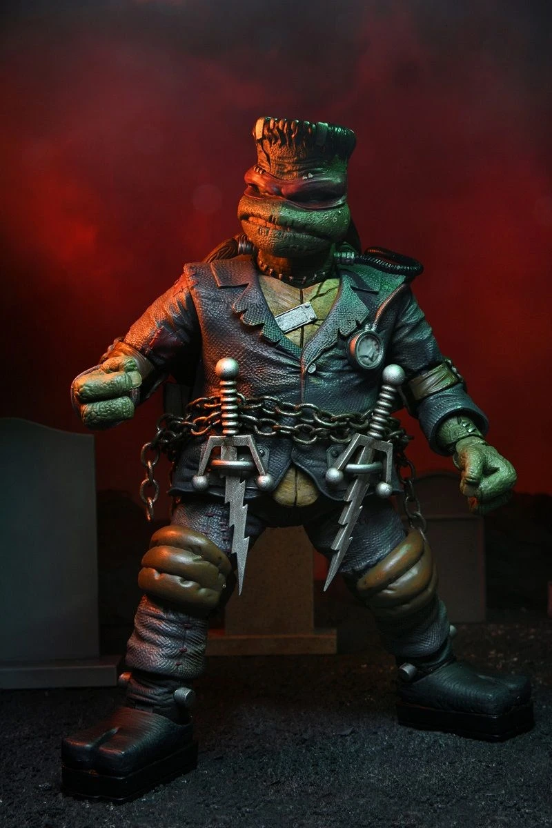 NECA Universal Monsters X TMNT - Ultimate Raphael Als Frankensteins Monster Figur 15 NECA Universal Monsters X TMNT - Ultimate Raphael Als Frankensteins Monster Figur - Image 13