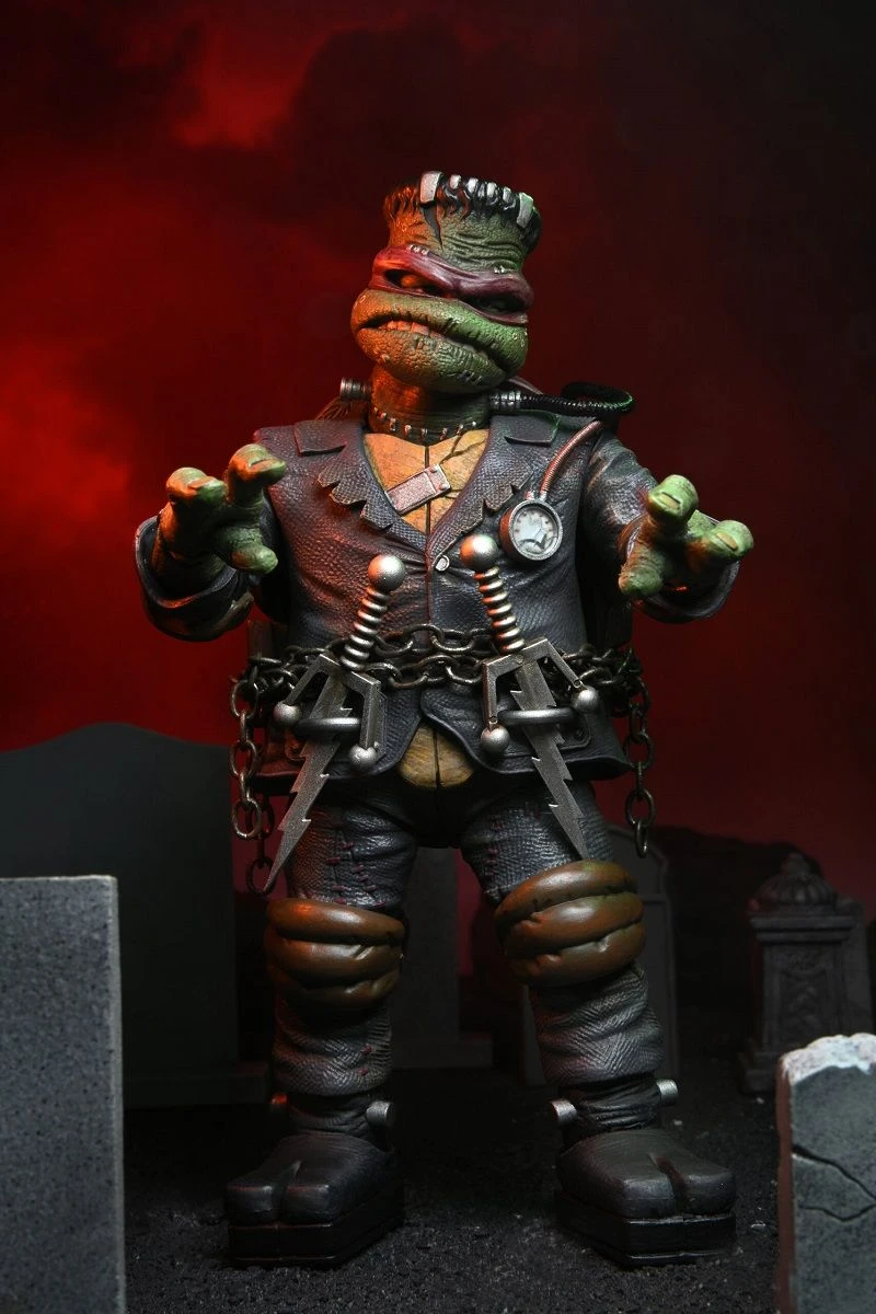 NECA Universal Monsters X TMNT - Ultimate Raphael Als Frankensteins Monster Figur 6 NECA Universal Monsters X TMNT - Ultimate Raphael Als Frankensteins Monster Figur - Image 4
