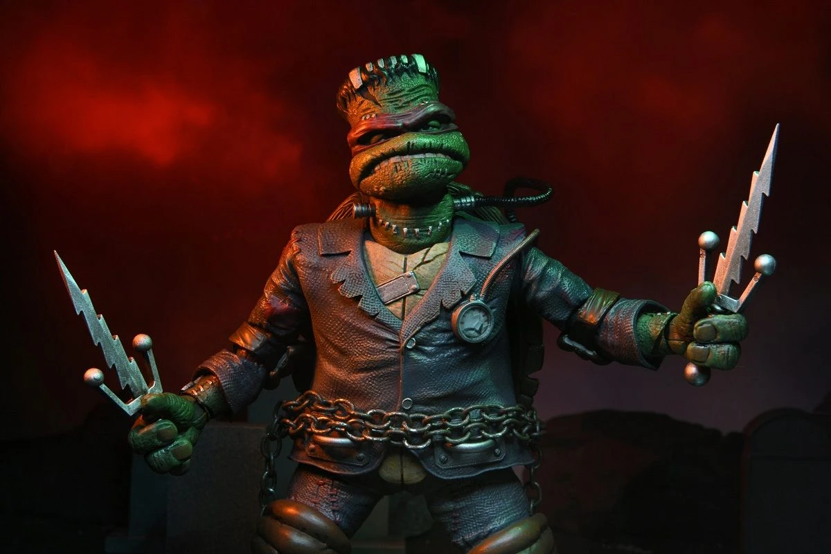 NECA Universal Monsters X TMNT - Ultimate Raphael Als Frankensteins Monster Figur 10 NECA Universal Monsters X TMNT - Ultimate Raphael Als Frankensteins Monster Figur - Image 8